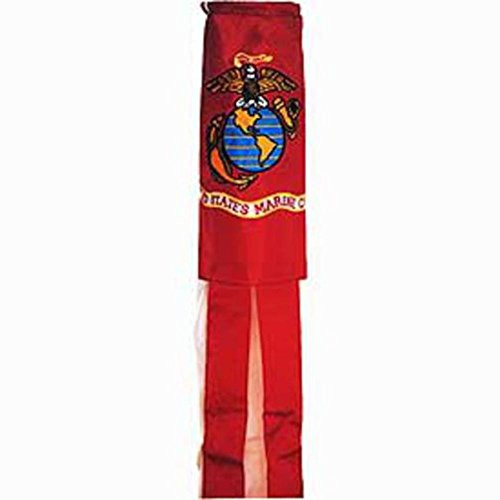U.S.M.C. Embroidered Windsock 60inch