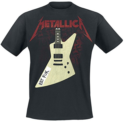 Metallica EET Fuk Hetfield Guitar Men_s T-Shirt -XL- Black Metallica EET Fuk Hetfield Guitar Men_s T-Shirt -XL- Black