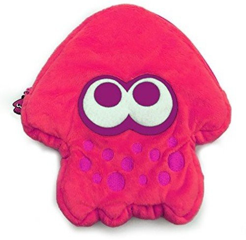 HORI Splatoon 2 Squid Plush Pouch (Neon Pink) Officially Licensed - Nintendo Switch HORI Splatoon 2 Squid Plush Pouch (Neon Pink) Officially Licensed - Nintendo Switch