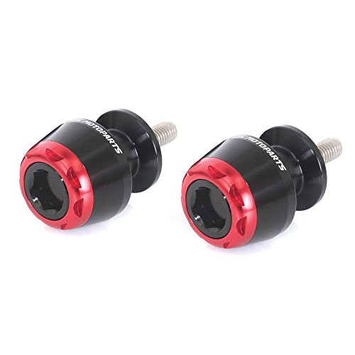 MSHINE Red 10MM CNC Swingarm Spools For Kawasaki Vulcan 650 S 2015-2017