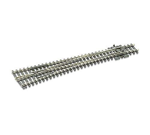 Peco N Scale Code 80 Electrofrog 8 Left-Hand Turnout