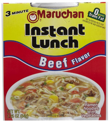 Maruchan Instant Lunch Beef Flavor Soup - 6 ct