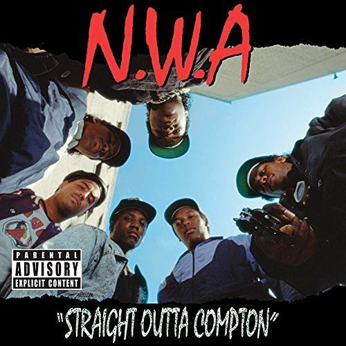Lost Posters Album Cover Poster Thick N.W.A.   Straight Outta Compton Music 2018 giclee Record LP Reprint _d 100 12x12