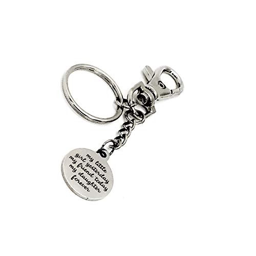 Daughter Gift My Little Girl Yesterday My Friend Today My Daughter Forever Keychain Gift Daughter Keychain Gift For Daughter Daughter Gift My Little Girl Yesterday My Friend Today My Daughter Forever Keychain Gift Daughter Keychain Gift For Daughter
