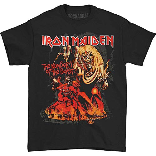 Global Iron Maiden Number of The Beast T-Shirt XL Black