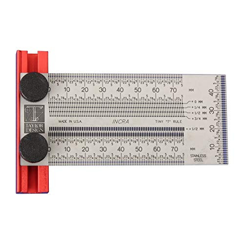 INCRA TINYT75 Metric Precision Tiny T-Rule 75mm
