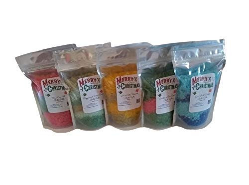 Bath Salts - -5- 1lb Bags ~ Christmas Gift Lot ~ Five Different Christmas Scents