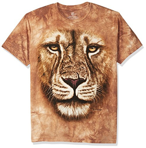 The Mountain Lion Warrior Adult T-Shirt Tan XL The Mountain Lion Warrior Adult T-Shirt Tan XL