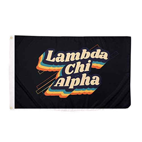 Lambda Chi Alpha 70_s Fraternity Flag Banner 3 feet x 5 feet Sign Decor -70_s Flag-