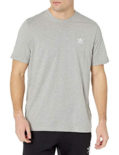 adidas Originals mens Essentials Tee Medium Grey Heather Large