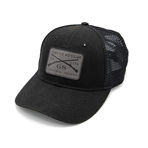 Grunt Style Hat - GS Logo Twill Mesh Back Cap -Black  One Size-