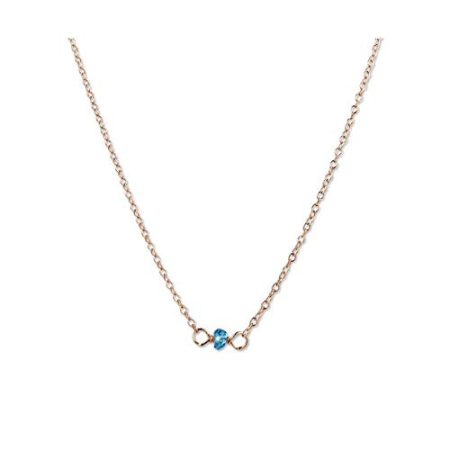 December Birthstone Choker Necklace - 16 Inches - Blue Topaz  Rose Gold - Handmade Layering Jewelry - Birthday Present for Her  Daughter  Girl  Teen  Woman  Mom - Anniversary Gift for Wife  Girlfriend December Birthstone Choker Necklace - 16 Inches - Blue Topaz  Rose Gold - Handmade Layering Jewelry - Birthday Present for Her  Daughter  Girl  Teen  Woman  Mom - Anniversary Gift for Wife  Girlfriend