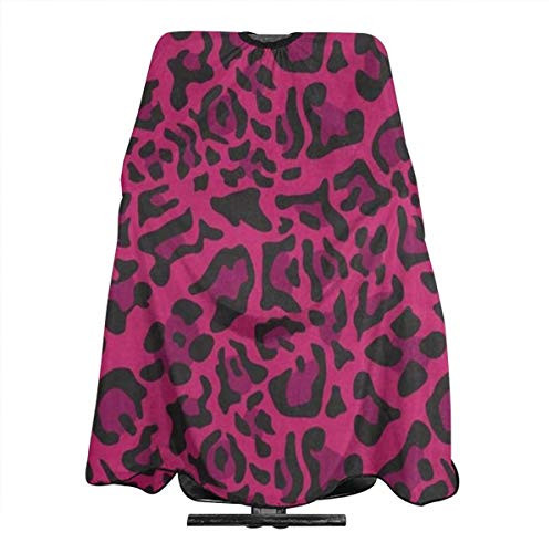 Barber Cape Animal Hot Pink Leopard Print Professional Salon Hair Cutting Capes For Hair Stylist Waterproof Haircut Hairstylist Clients Hairstylist Capes For Adult Men Women Kids Barber Cape Animal Hot Pink Leopard Print Professional Salon Hair Cutting Capes For Hair Stylist Waterproof Haircut Hairstylist Clients Hairstylist Capes For Adult Men Women Kids