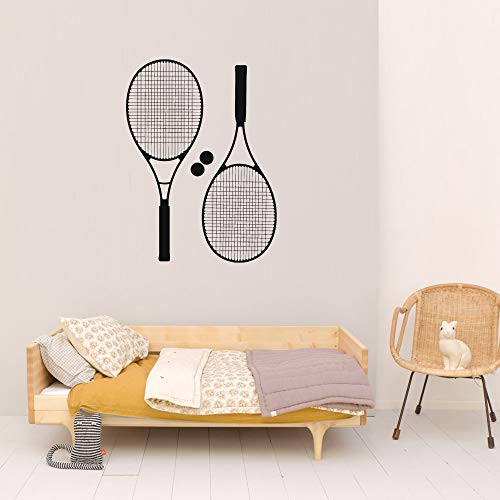 Vinyl Sticker Tennis Logo Sign Ball Racket Sport Game Player Poster Mural Decal Wall Art Decor SA2496 Vinyl Sticker Tennis Logo Sign Ball Racket Sport Game Player Poster Mural Decal Wall Art Decor SA2496