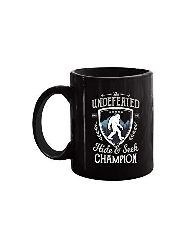 Bigfoot Undefeated Hide and Seek Champion T Mug 11 oz Sasquatch Mug 11 oz