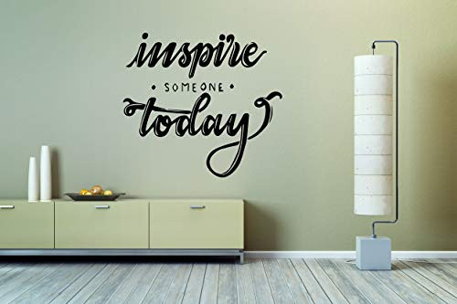 Wall Vinyl Sticker Inspire Someone Today Quote Phrase Motivation Mural Decal Art Decor LP0886 Wall Vinyl Sticker Inspire Someone Today Quote Phrase Motivation Mural Decal Art Decor LP0886