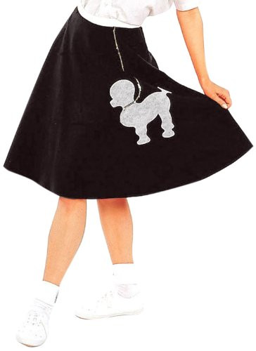 Forum Flirtin_ with The 50_s Poodle Skirt  Black  One Size