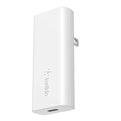Belkin USB C GaN Wall Charger 20W PD with USB C to Lightning Cable Included and USB-C Power Delivery for iPhone 12  12 Pro  12 Pro Max  11  XS  iPad  AirPods  and More