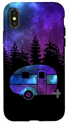 iPhone X XS Glamping Night Sky Celestial Teardrop Camper Camping Case
