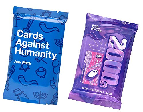 Cards Against Humanity 2000_s Nostalgia Pack  and  Jew Pack Adult Humor Funny Game