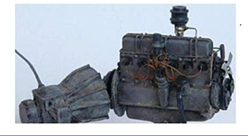 Dnepro Model - 3 6 l -3626 cm³- 75HP Opel Blitz Engine  and  transmissions Box DM3512  1 35 Scale Model kit