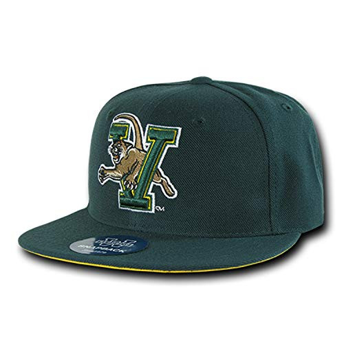 University of Vermont Catamounts NCAA Flat Bill Snapback Baseball Cap Hat Green