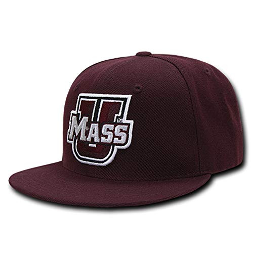 University of Massachusetts Minuteman NCAA Flat Bill Snapback Baseball Cap Hat