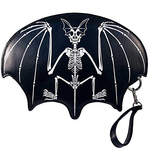Kreepsville 666 Battitude Wristlet Purse Black Kreepsville 666 Battitude Wristlet Purse Black