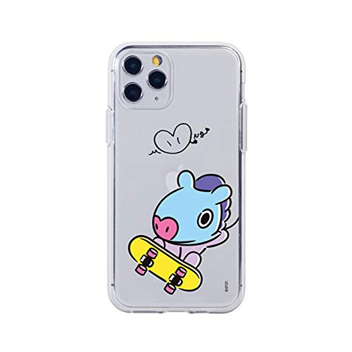 BT21 Official Hang Out Cutie Clear Soft Phone Case for iPhone 11 iPhone 11 Pro iPhone 11 Pro Max iPhone Xs MAX XR XS X 8 Plus 7 Plus 8 7 6 Plus 6