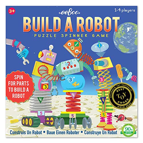 eeBoo Build a Robot Spinner Game