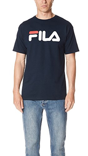 Fila Men_s Printed Tee  Navy  Medium