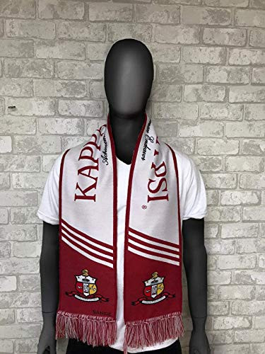 Kappa Alpha Psi Fraternity Scarf - Reversable  Woven  100 Percent  Acrylic