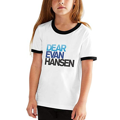 Dear Evan Hansen Cotton Girls Boys T Shirt Adolescent Youth Funny Tee Shirt Black M