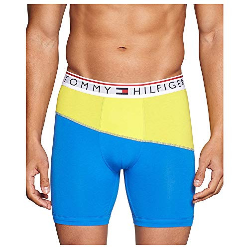 Tommy Hilfiger Men_s Colorblock Boxer Brief 09T3560732 -X-Large- Blue