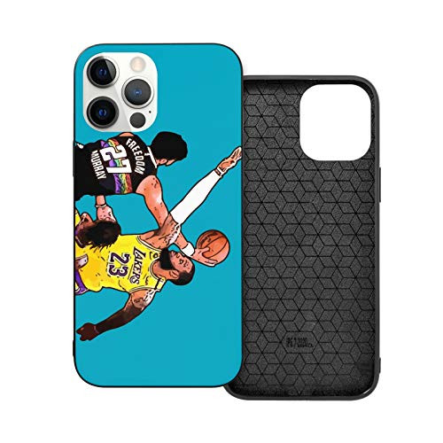 Jama-L Mu-Rray Lay-Up O-N Lebr-On Protection Case Compatible with Phon 12 Shockproof Mobile Phon Case Anti-Scratch Covers Ip12-6.1