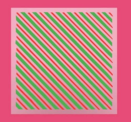 Candy Cane Stripes - Candy Cane Stripes Cookie Stencil - 2 Piece Stencil - Peppermint Stripe Stencil - DIY Stencil - Reusable Stencil