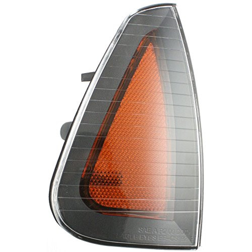 Side Marker Light Lamp Amber Lens w Bulb-s- Front Right Side compatible with Dodge Charger