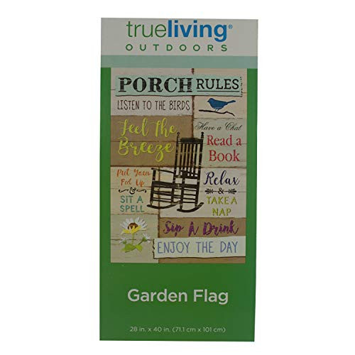 Connie N Randy Porch Rules Garden Flag