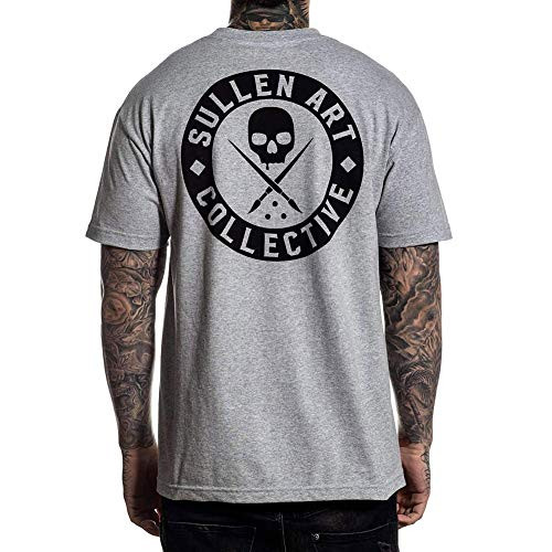 Sullen Men_s Classic Short Sleeve T Shirt Heather Gray-XL
