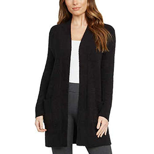 Matty M Ladies_ Comfy Cardigan -M Black- Matty M Ladies_ Comfy Cardigan -M Black-