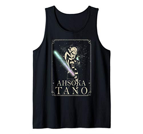 Star Wars  The Clone Wars Ahsoka Tano Celestial Portrait Tank Top