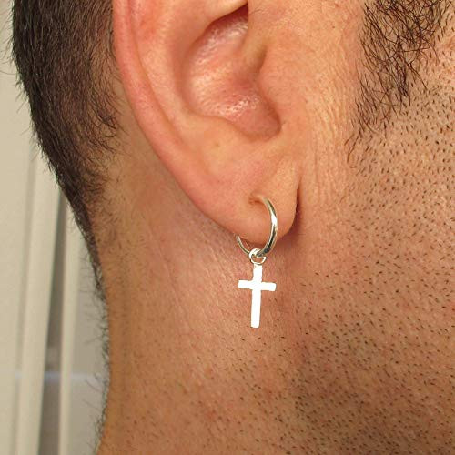 Mens Cross Earring Sterling Silver Mens Hoop Earring cross earring for guys Sterling Silver Cross Earring for men Mens Jewelry  dangle cross earring for men Mens Cross Earring Sterling Silver Mens Hoop Earring cross earring for guys Sterling Silver Cross Earring for men Mens Jewelry  dangle cross earring for men