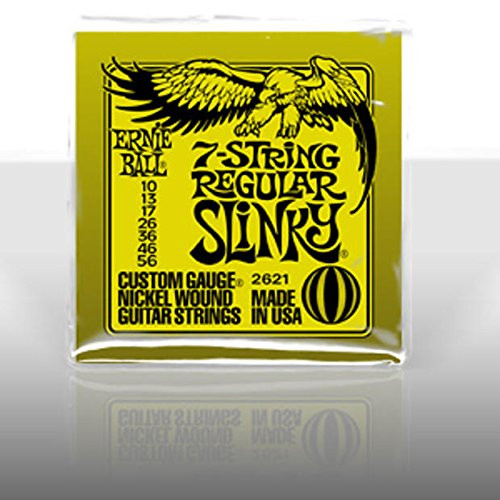 2014 Ernie Ball Ernie Ball 2621 Regular Slinky 7-String Electric Guitar Strings N A 2014 Ernie Ball Ernie Ball 2621 Regular Slinky 7-String Electric Guitar Strings N A