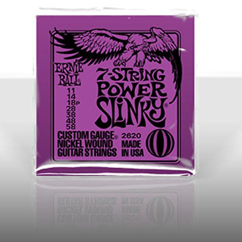 2014 Ernie Ball Ernie Ball 2620 Power Slinky 7-String Electric Guitar Strings N A 2014 Ernie Ball Ernie Ball 2620 Power Slinky 7-String Electric Guitar Strings N A