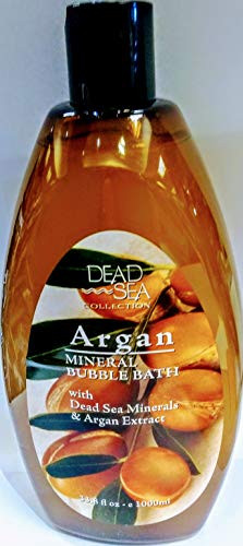 Dead Sea Collection Argon Mineral Bubble Bath with Dead Sea Minerals  and  Argan Extract 33.8 Oz