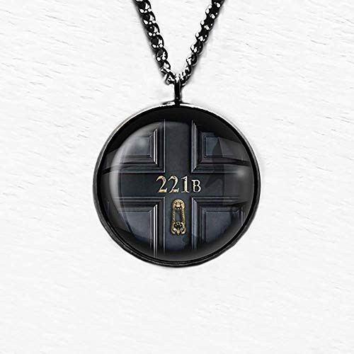 Sherlock Holmes 221B Pendant Necklace
