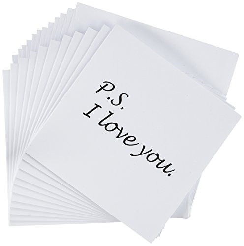 3dRose P.S. I love you. - Greeting Cards  6 x 6 inches  set of 12 -gc_163980_2-