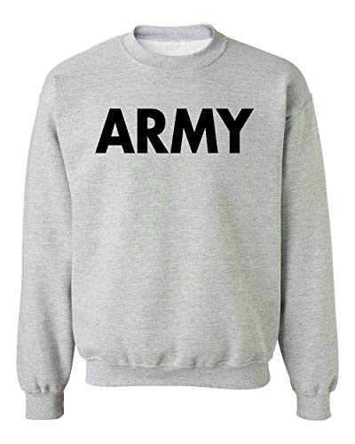 US Military Gear Army Training PT Crewneck Sweatshirt  S  H. Grey