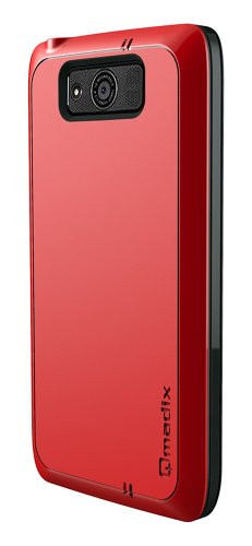 Qmadix S Series Case for Motorola Droid Maxx - Retail Packaging - Red