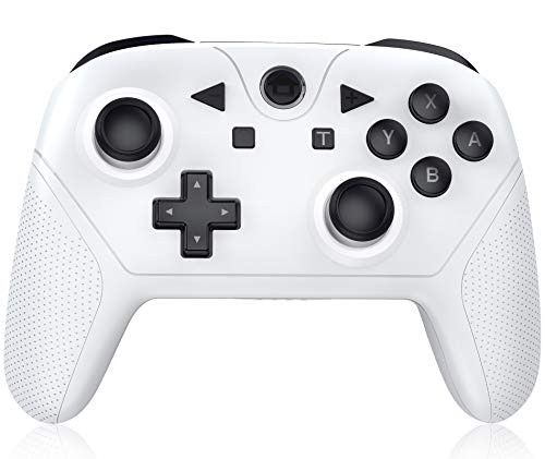 Wireless Switch Pro Controller  Y Team Switch Controller Compatible with Switch Switch Lite  Switch Remote Joystick with Turbo  NFC and Wake-up Function -White-